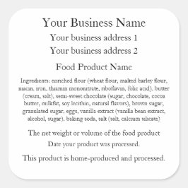 Kentucky Home Baker Labels