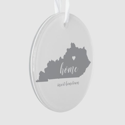 Kentucky Hometown Personalized Ornament (voorkant)