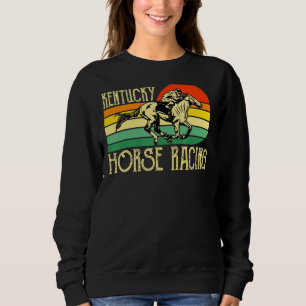 Kentucky Horse Racing Fan Retro Derby Racing Festi Trui