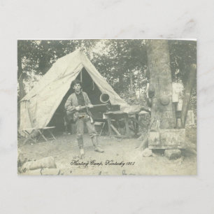 Kentucky Hunting Camp 1908 Briefkaart