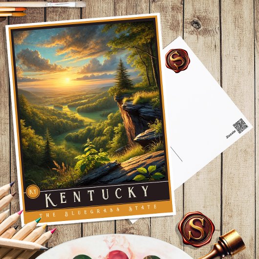 Kentucky | hyperrealistisch Briefkaart