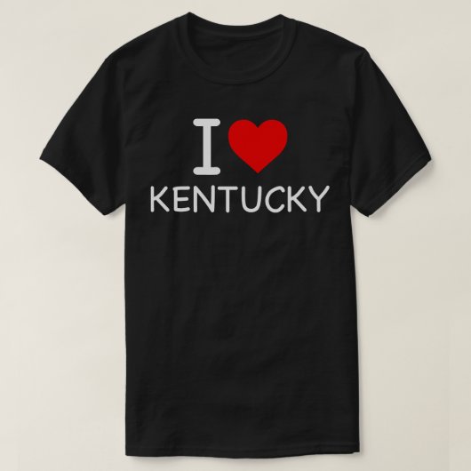 Kentucky I Love Icon TShirt (Design devant)