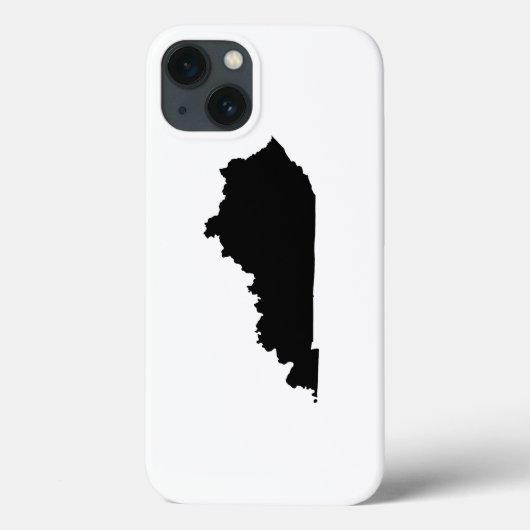 Kentucky in zwart en wit Case-Mate iPhone case (Achterkant)