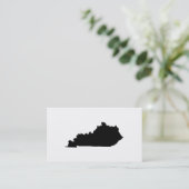 Kentucky in zwart-wit visitekaartje (Staand voorkant)