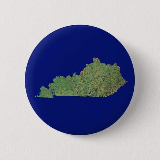 Kentucky Kaart Button (Voorkant)
