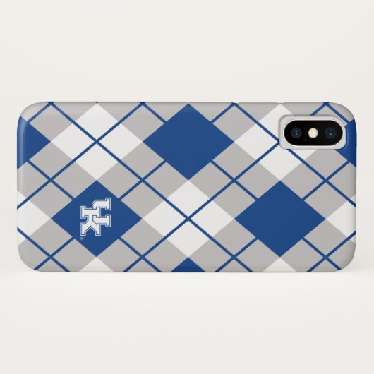 Kentucky | Kentucky Argyle Pattern Case-Mate iPhone Case (Achterkant (horizontaal))