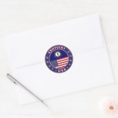 Kentucky, Kentucky phone case, Kentucky sticker, Ronde Sticker (Envelop)
