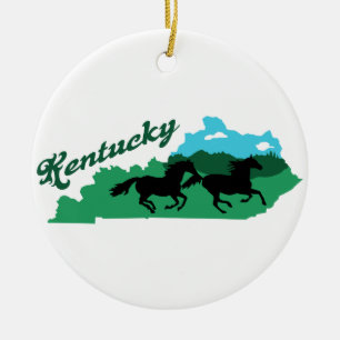 Kentucky Keramisch Ornament
