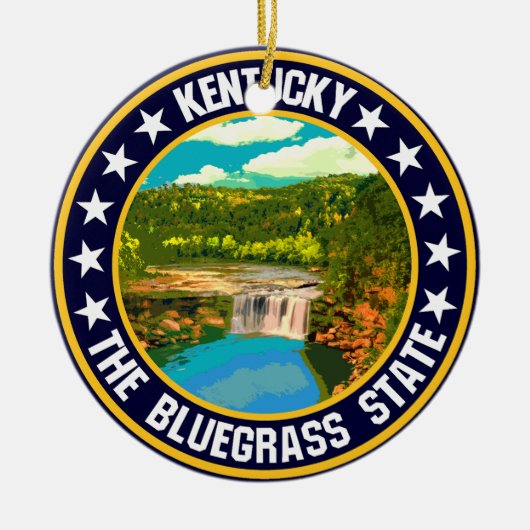 Kentucky Keramisch Ornament (Voorkant)