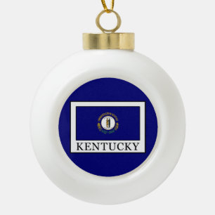 Kentucky Keramische Bal Ornament