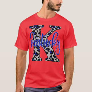 Kentucky KY Leopard State of Kentucky Home Sweet H T-shirt