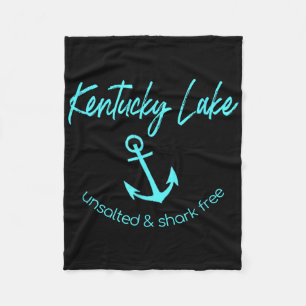 Kentucky Lake Ky ongezouten en haaien vrije visvan Fleece Deken