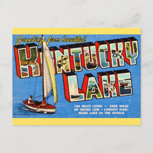 Kentucky Lake Wenskaart Briefkaart