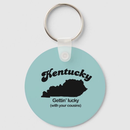 Kentucky Motto - Gettin Lucky Sleutelhanger (Voorkant)