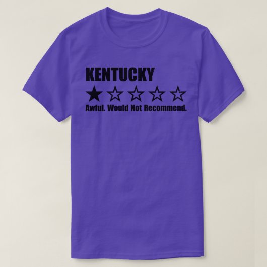 Kentucky One Review TShirt (Design devant)