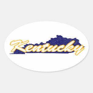 Kentucky Ovale Sticker