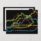 kentucky pride blur briefkaart (Voorkant / Achterkant)