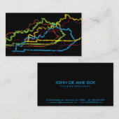 kentucky pride blur visitekaartje (Voorkant / Achterkant)