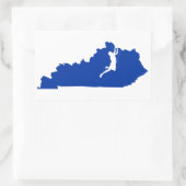 Kentucky Rechthoekige Sticker (Tas)