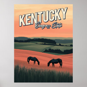  Kentucky Reizen Poster