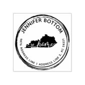 Kentucky-retouradres Rubberstempel (Afrduk)