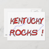 Kentucky ROCKS Briefkaart (Voorkant / Achterkant)