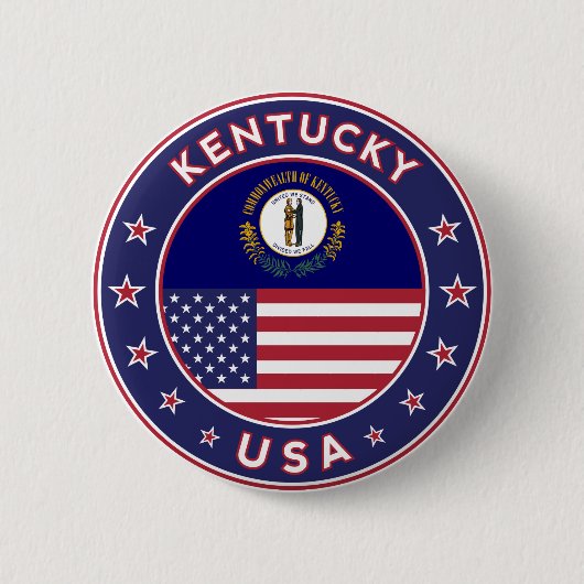 Kentucky Ronde Button 5,7 Cm (Voorkant)
