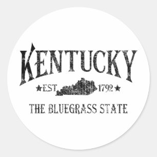 Kentucky Ronde Sticker