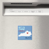 Kentucky Save the Date -  stad Magneet (Insitu (Vaatwasser))