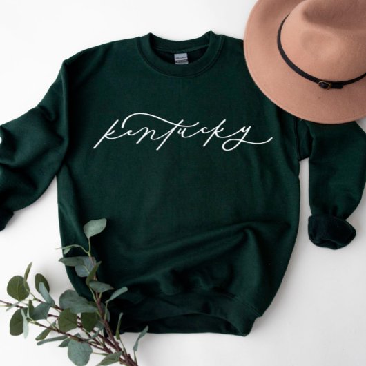 Kentucky Script State Femme Sweatshirt