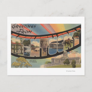 Kentucky (staatskapitaal/bloem) briefkaart