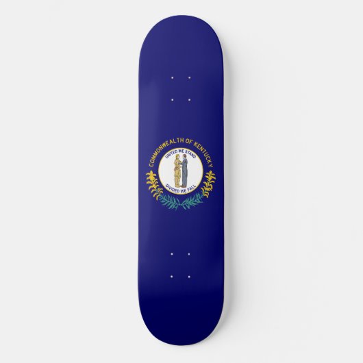 Kentucky Staatsvlag Skateboard (Voorkant)