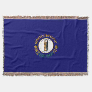 Kentucky State Flag Design-decor Deken