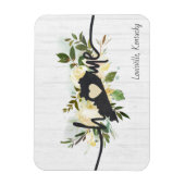 Kentucky State gepersonaliseerd uw thuis stad rust Magneet (Verticaal)