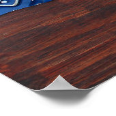 Kentucky State License Bord Map Poster (Hoek)