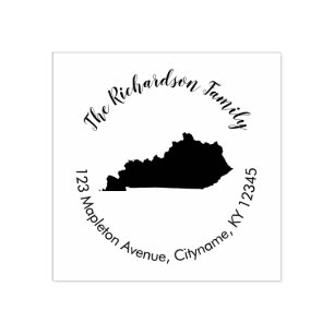 Kentucky State return address rubberstempel