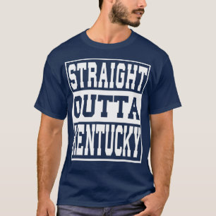 Kentucky State Straight Out Kentucky Design T-shirt