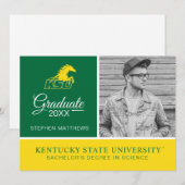 Kentucky State University afgestudeerd Kaart (Voorkant / Achterkant)