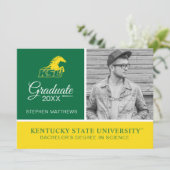 Kentucky State University afgestudeerd Kaart (Staand voorkant)