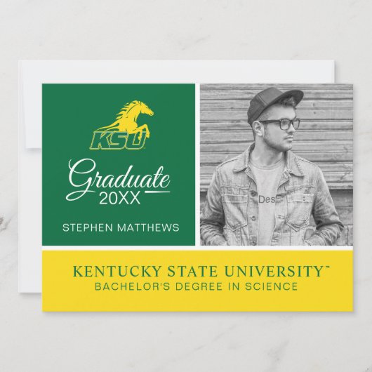 Kentucky State University afgestudeerd Kaart (Voorkant)