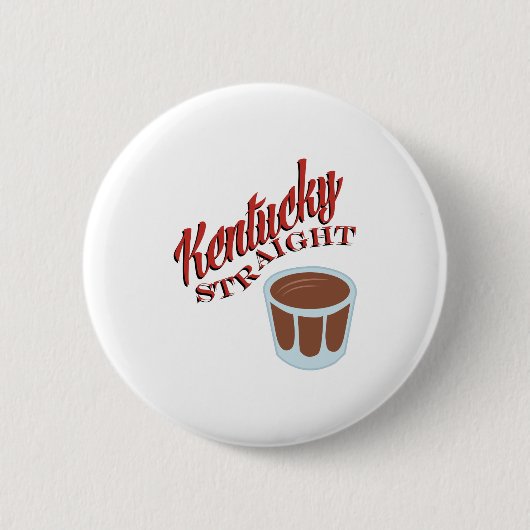 Kentucky Straight Ronde Button 5,7 Cm (Voorkant)