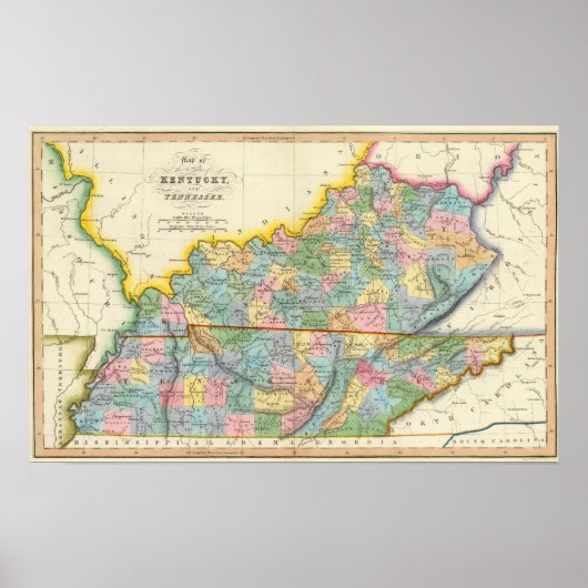 Kentucky, Tennessee 4 Poster (Voorkant)