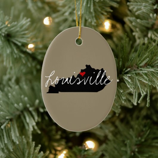 Kentucky Town Keramisch Ornament (Boom)