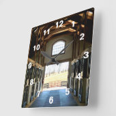 Kentucky Uitzicht uit de schuur Vierkante Klok (Hoek)