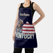 Kentucky United States Retro State Map  VS Schort (Insitu)