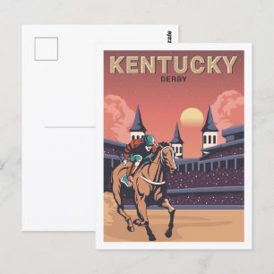 Kentucky USA Travel Place Illustratie Briefkaart