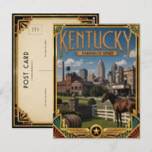 Kentucky Vintage Art Deco Gouden Tijdperk
