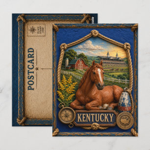 Kentucky Vintage Reis Briefkaart