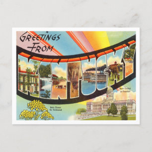 Kentucky Vintage Travel Briefkaart