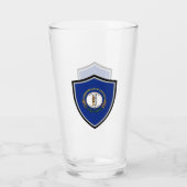 Kentucky vlag glas (Achterkant)